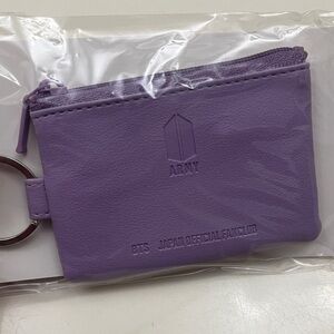 BTS ARMY Purple Coin Pouch